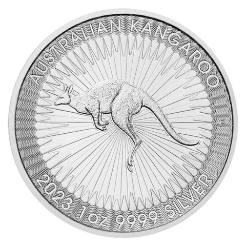 1 oz Australijski Kangur 2023 srebrna moneta bulionowa w kapslu ochronnym
