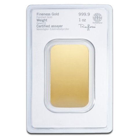 1 Uncja Złota Sztabka | Heraeus