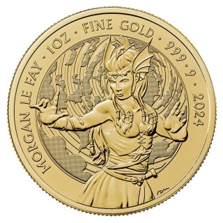 1 oz Morgan Le Fay Mity i Legendy Złota Moneta | 2024