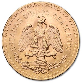 50 Peso Meksyk Złota Moneta | 1821 -1947