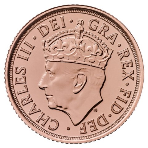 Pół Suwerena 2023 Karol III – złota moneta koronacyjna