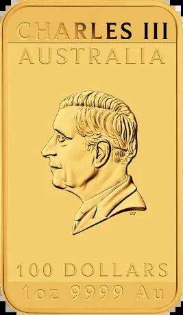 1 oz Smok Prostokątna Złota Moneta 2024 w kapslu ochronnym – Perth Mint