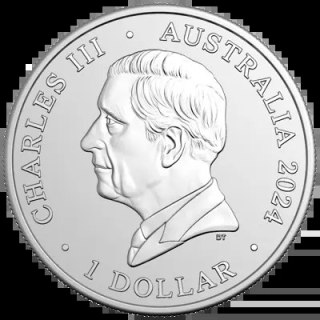1 oz Australijskie Zoo Żyrafa Srebrna Moneta | 2024