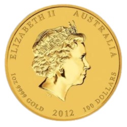 1 oz Lunar II Smok 2012 Złota Moneta Perth Mint