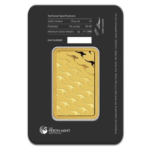 10 Uncji Złota Sztabka | Perth Mint