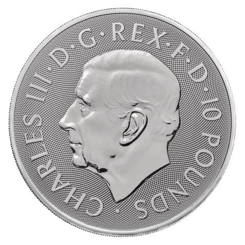10 oz Król Artur Mity i Legendy Srebrna Moneta | 2024