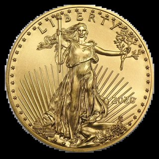 1/4 Uncji Amerykański Orzeł Złota Moneta | 2020
