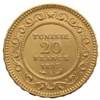 20 Franków Tunezyjskich Złota Moneta | Mieszane Roczniki
