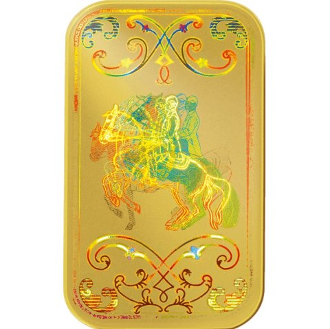 Złota sztabka 5g Kinebar z hologramem Kinegram – Mennica Austriacka, złoto 999,9 w certyfikowanym opakowaniu
