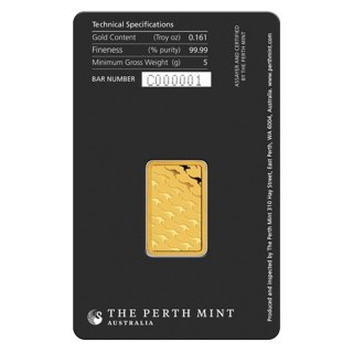 5g Złota Sztabka | Perth Mint | Certyfikat