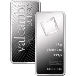 1 Kilo Platynowa Sztabka | Valcambi