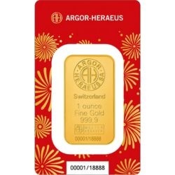 1 oz Rok Konia Złota Sztabka | Argor-Heraeus | 2026
