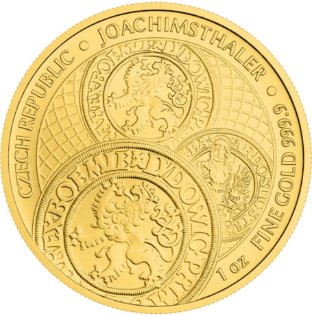 Złota moneta 1 oz Tolar 2024 wyprodukowana przez Mennicę Czeską