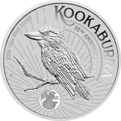 10 oz Kookaburra Srebrna Moneta | 2025