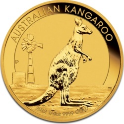 1/4 oz Australijski Kangur Złota Moneta | Mieszane Roczniki