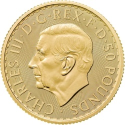 1/4 oz Britannia Karol III Złota Moneta | 2026