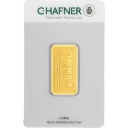 1/4 oz złota sztabka C.Hafner w blisterze z certyfikatem