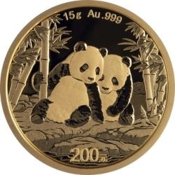 Złota moneta Chińska Panda 15 g 2026 – inwestycyjna moneta bulionowa