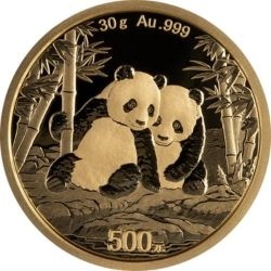 Chińska Panda 30 g złoto 2026 – moneta inwestycyjna próby 999
