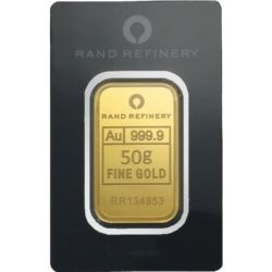 50g Słoń Afrykański Złota Sztabka | Rand Refinery