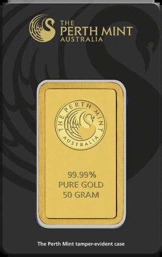 50g Złota Sztabka | Perth Mint | Certyfikat