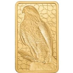 5g sztabka złota PAMP Fortuna Arabski Sokół zawieszka w certyfikowanym blistrze
