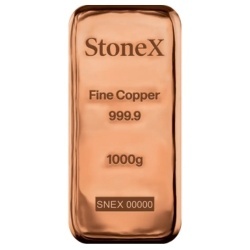 1 Kilo Kupferbarren | StoneX