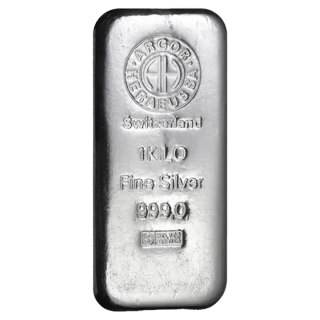1 kg Silberbarren | Argor-Heraeus
