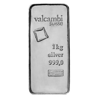 1 kg Silberbarren | Valcambi