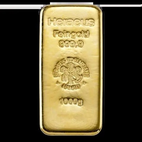Heraeus 1 kg Goldbarren