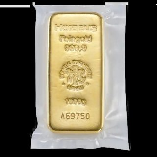 Heraeus 1 kg Goldbarren