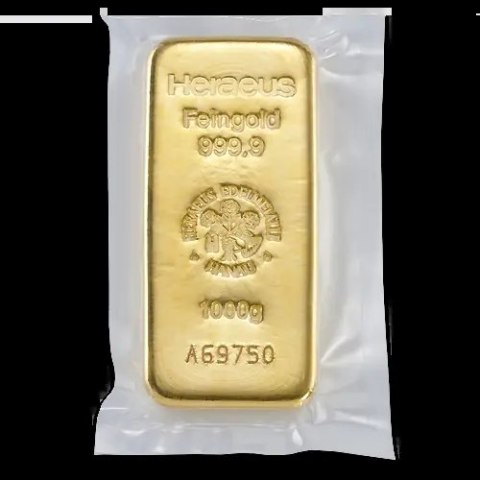 Heraeus 1 kg Goldbarren