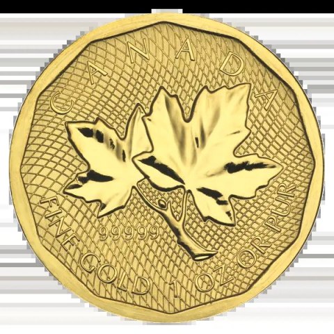 1 oz Maple Leaf .99999 Goldmünze