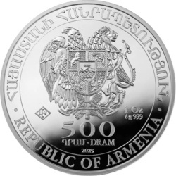 1 oz Arche Noah 2026 Silbermünze in Schutzkapsel – Silber 999, Armenien