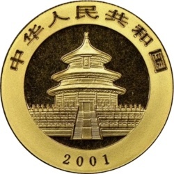 1 oz Chinesischer Panda Goldmünze | 2001