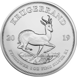 1 oz Krügerrand Silbermünze | Gemischte Jahrgänge