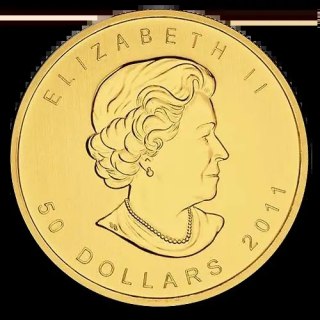 1 oz Maple Leaf Goldmünze | Beschädigt