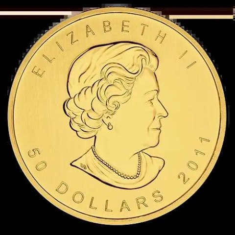 1 oz Maple Leaf Goldmünze | Beschädigt
