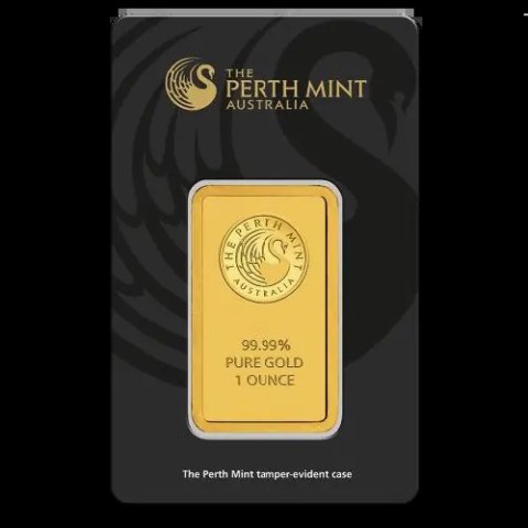 1 oz Goldbarren | Beschädigte Verpackung