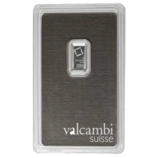 1 g Platinbarren Valcambi