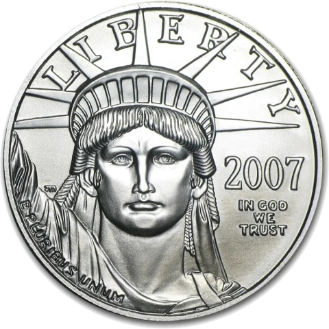 1 oz American Platinum Eagle Münze gemischte Jahrgänge
