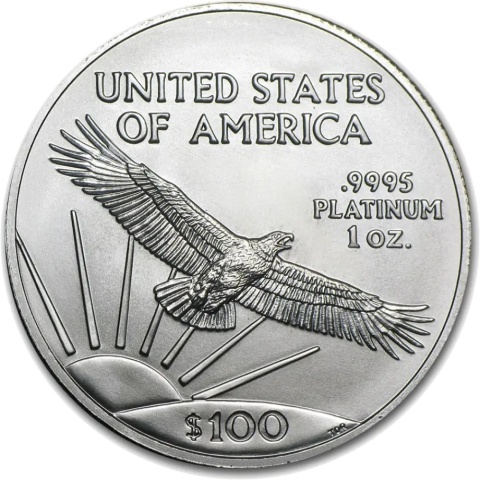 1 oz American Platinum Eagle Münze gemischte Jahrgänge