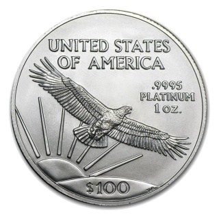 1 oz American Platinum Eagle Münze gemischte Jahrgänge
