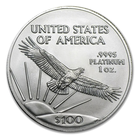 1 oz American Platinum Eagle Münze gemischte Jahrgänge