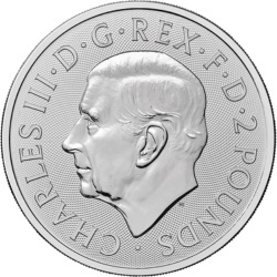 1 oz Britannia 2025 Silbermünze 999 im Kapsel