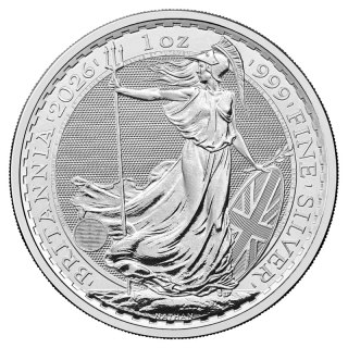 1 oz Britannia König Charles III Silbermünze | 2026