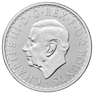1 oz Britannia König Charles III Silbermünze | 2026