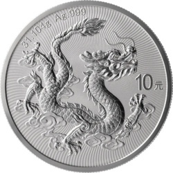 1 oz Chinesischer Drache Silbermünze | China Gold Coin Inc. | 2026
