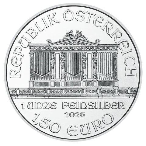 1 oz Wiener Philharmoniker Silbermünze | 2026