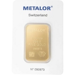 1 oz Goldbarren | Metalor